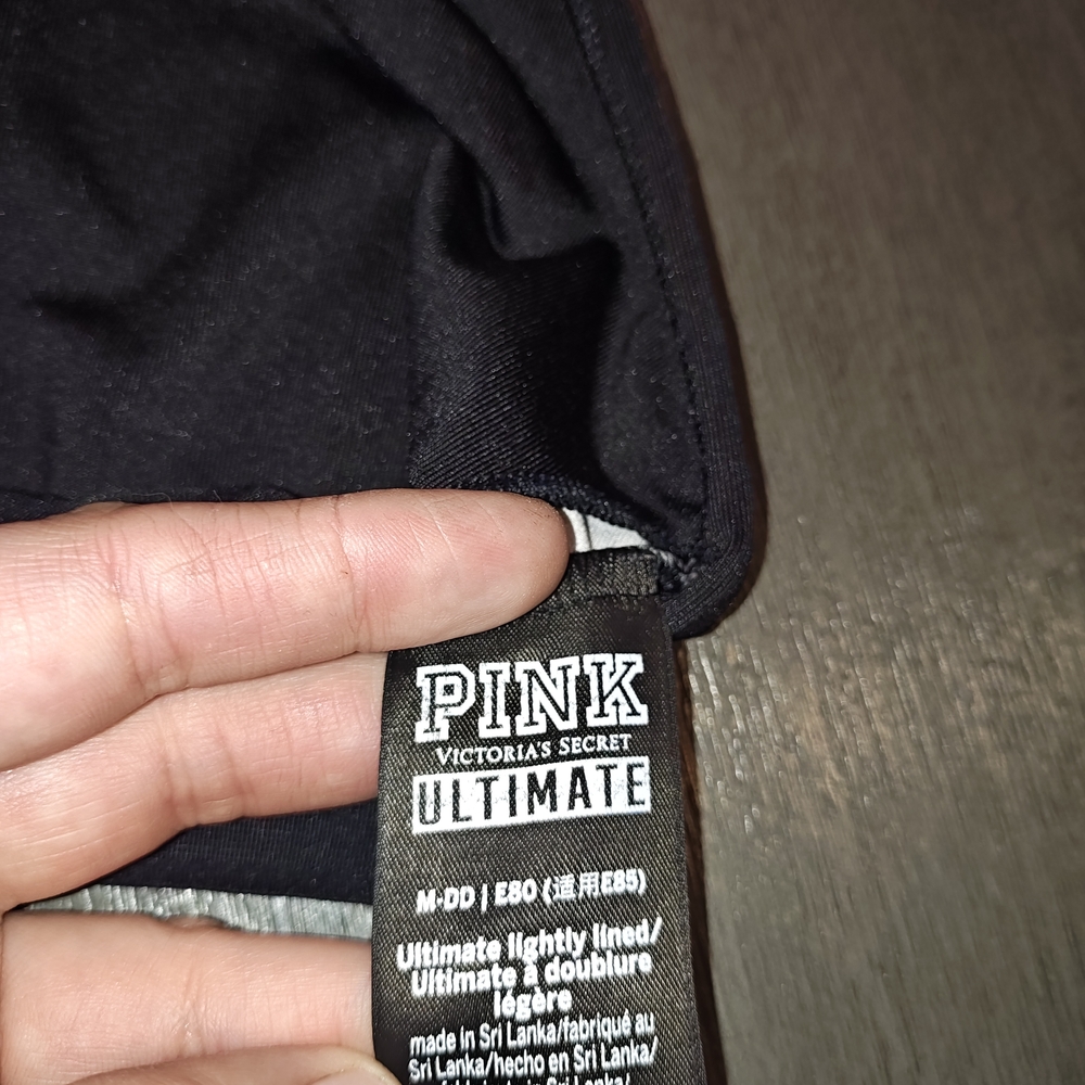 Victoria Secrets PINK Woman's Camo Sport Bra Size Medium ,Adjustable Straps - Picture 3 of 3